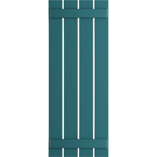Ekena Millwork True Fit PVC, Four Board Spaced Board-n-Batten Shutters, Antigua , 23W x 47H, PR - TFP101SBF23X047AN