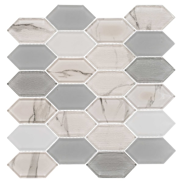 Andova Tiles SAMPLE- Astor 2 in. x 4 in. Glass Mosaic Wall Tile - SAM-ANDAST956