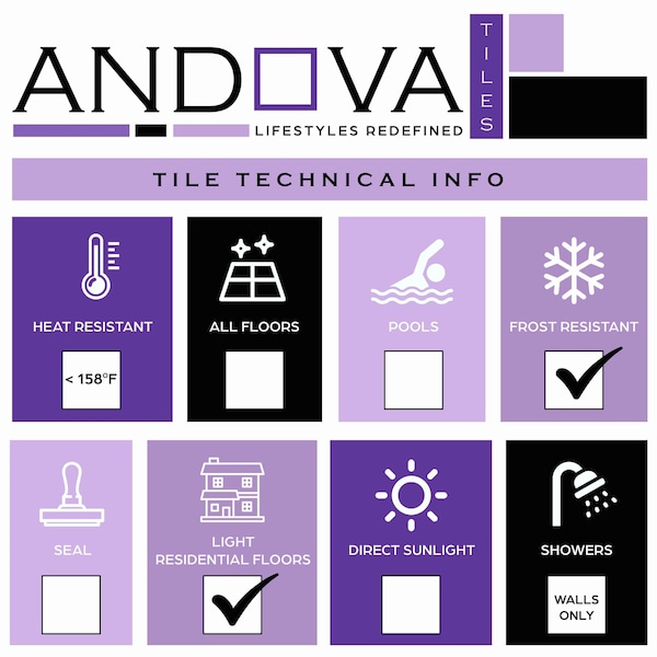 Andova Tiles ANDOVA TILES Oasis Natural Stone Mosaic Wall Floor Use Tile - ANDOAS502