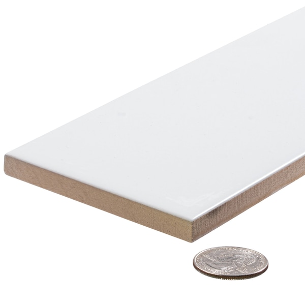 Andova Tiles ANDOVA TILES Gullivan 3" x 9" Straight Edge Porcelain Singular Subway Tile, PK15 - ANDGUL412