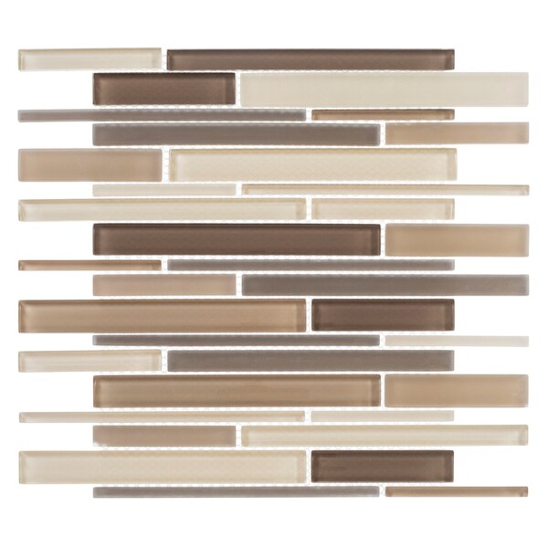Andova Tiles SAMPLE-Flashback Glass Brick Joint Mosaic Wall and Floor Tile - SAM-ANDFLA887