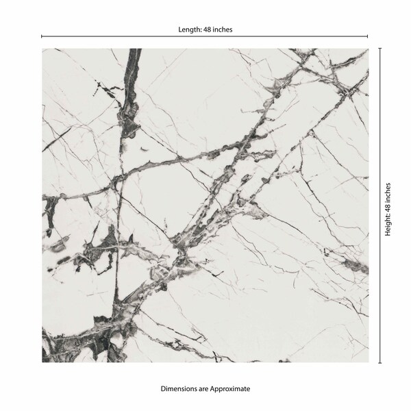 Msi Glacial Veil 48in X 48in Polished Porcelain Floor And Wall Tile - ZOR-PT-0799