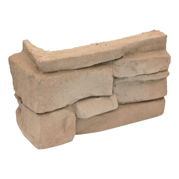 Msi Terrado Peninsula SAMPLE Sand Manufactured Stacked Stone Corner - ZOR-PNL-0108-SAM