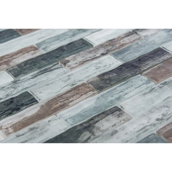 Andova Tiles ANDOVA TILES Giovan 1" x 4" Glass Brick Joint Mosaic Tile - ANDGIO404