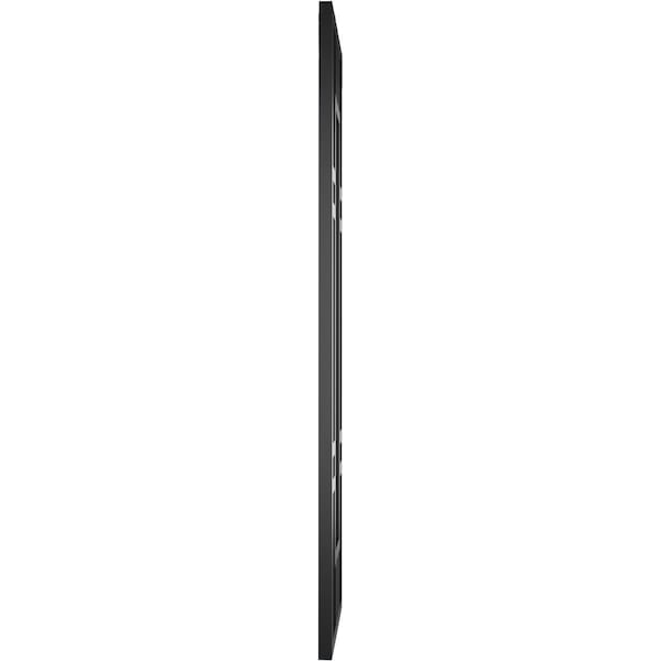 Ekena Millwork True Fit PVC Hastings Fixed Mount Shutters, Black, 15W x 52H, PR - TFP001HS15X052BL