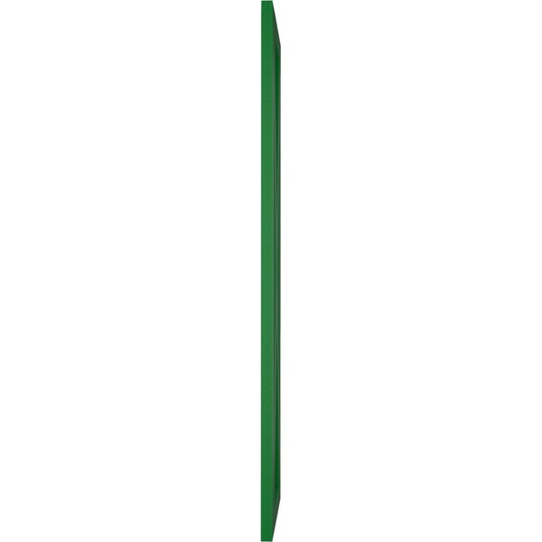 Ekena Millwork True Fit PVC Single X-Board Farmhouse Fixed Mount Shutters, Viridian Green, 18W x 28H, PR - TFP001FH18X028HG