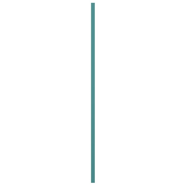 Ekena Millwork True Fit PVC Center X-Board Farmhouse Fixed Mount Shutters, Pure Turquoise , 18W x 77H, PR - TFP107FH18X077PT
