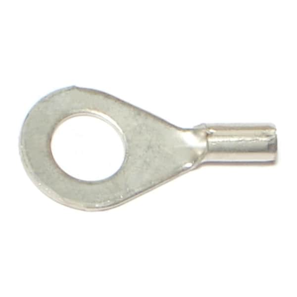 Terminales de Anillo sin Aislamiento de 22 a 18 AWG x 1/4" - Paquete de 20