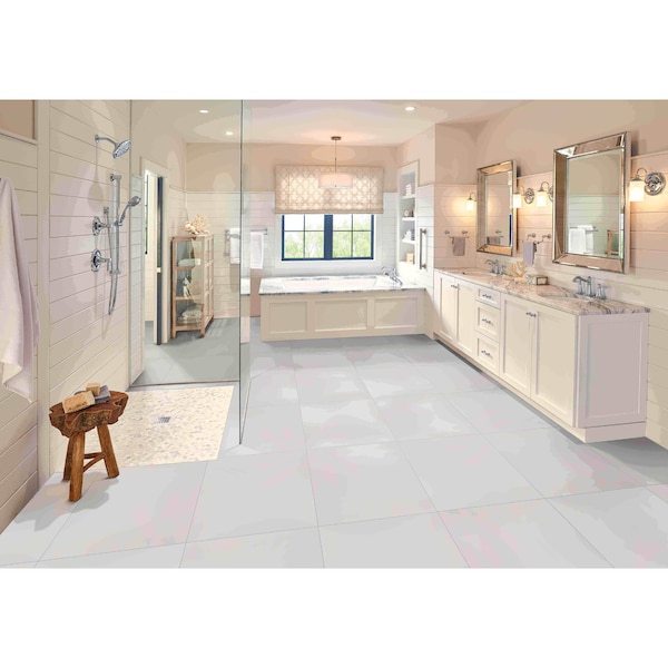 Msi White SAMPLE Glazed Porcelain Floor And Wall Tile - ZOR-PT-0170-SAM