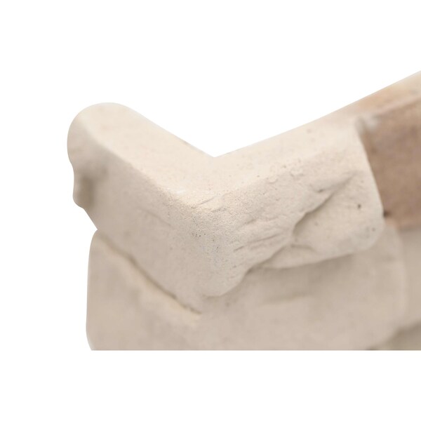 Msi Peninsula Cream Corner Stacked Stone SAMPLE Natural Manufactured Stone Wall Cement Tile - ZOR-PNL-0005-SAM