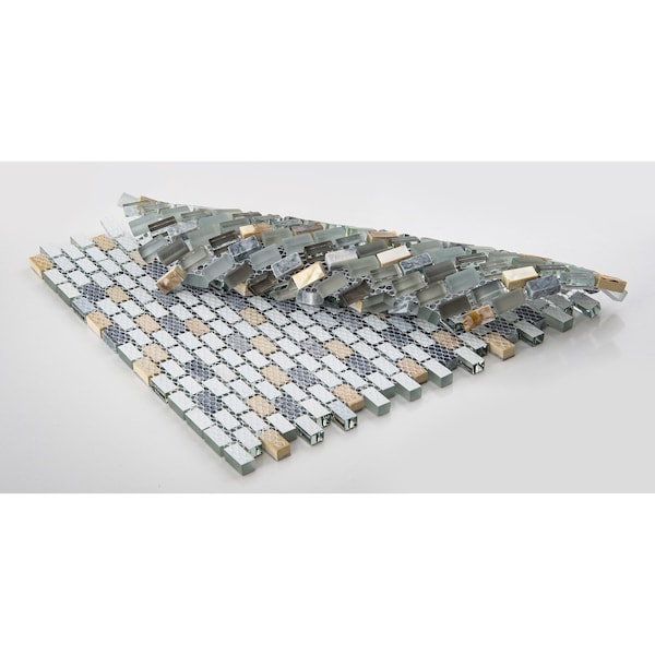 Andova Tiles SAMPLE Tino 038 x 075 Natural Stone Mosaic Wall  Floor Tile - SAM-ANDTIN117