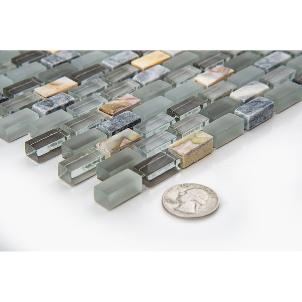Andova Tiles SAMPLE Tino 038 x 075 Natural Stone Mosaic Wall  Floor Tile - SAM-ANDTIN117