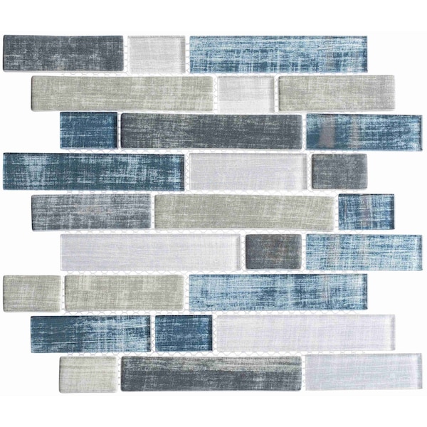Andova Tiles SAMPLE Urbanite 1 x 4 Glass Mosaic Wall Tile - SAM-ANDURB578