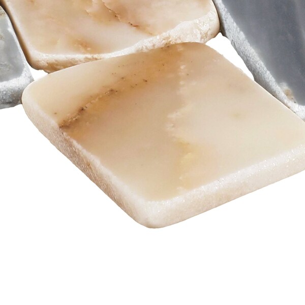 Daltile Gamma Natural Stone Pebble Wall and Floor Mosaic Tile, 10PK - M340PEBBMSHN