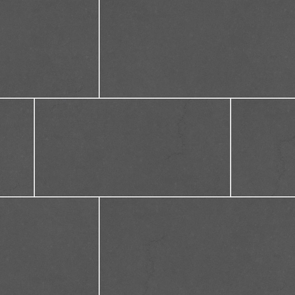 Msi Dimensions Graphite 24 X 48 Porcelain Field Tile, 2PK - ZOR-PT-0205