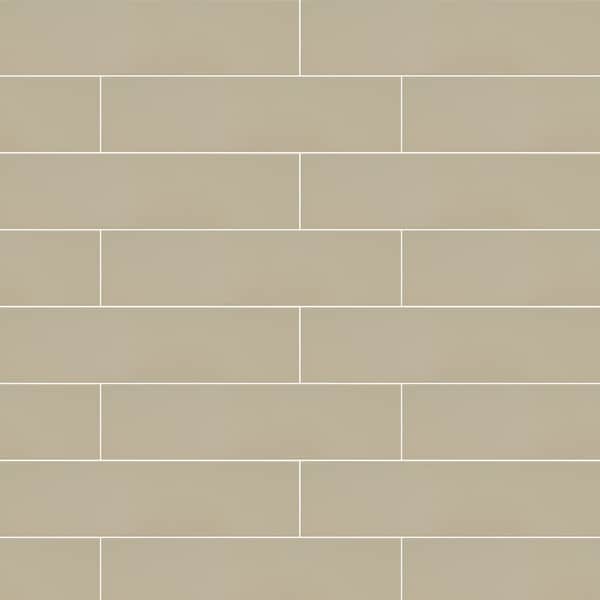 Msi Basix Fawn 4 in. x 16 in. Matte Ceramic Subway Wall Tile, 25PK - ZOR-PT-0709