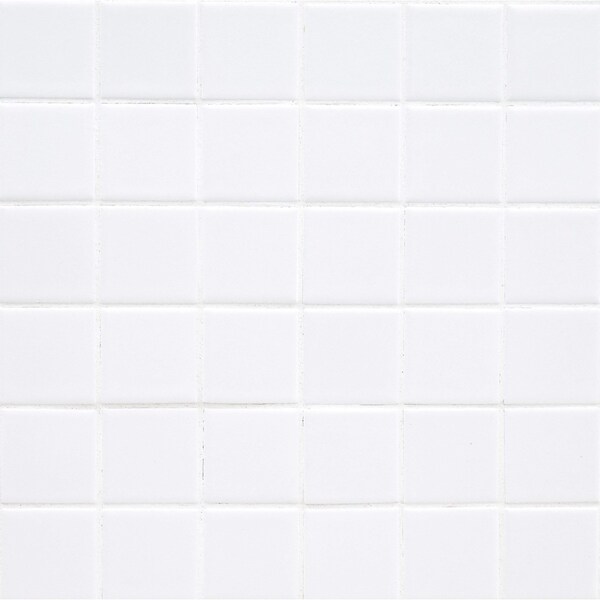 Msi White 12 in.  X 12 in.   Matte Porcelain Floor And Wall Tile, 8PK - ZOR-PT-0607