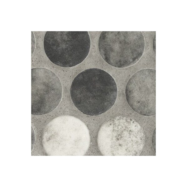 Msi Urban Tapestry Penny Round Sample Glossy Glass Mesh-Mounted Mosaic Tile, 1 sq ft - ZOR-MD-0559-SAM