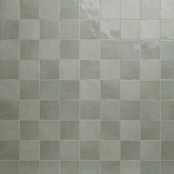 Msi Renzo Jade 5 In. X 5 In. Glossy Ceramic Green Wall Tile, 60PK - ZOR-PT-0113