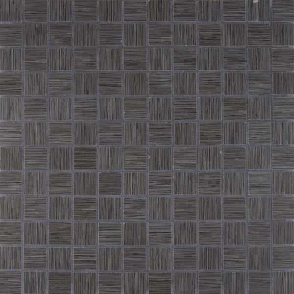 Msi Focus Graphite 12 In. X 12 In. X 10 Mm Matte Porcelain Mesh-Mounted Mosaic Tile, 12PK - ZOR-PT-0143