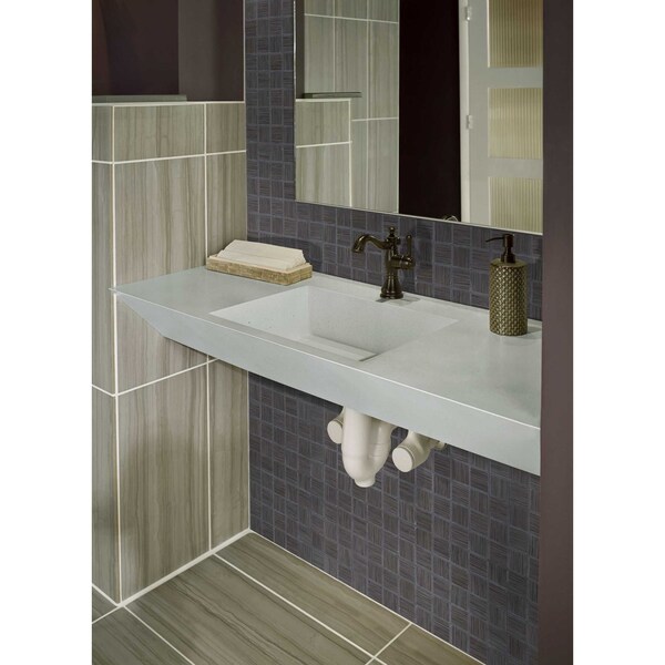 Msi Focus Graphite 12 In. X 12 In. X 10 Mm Matte Porcelain Mesh-Mounted Mosaic Tile, 12PK - ZOR-PT-0143