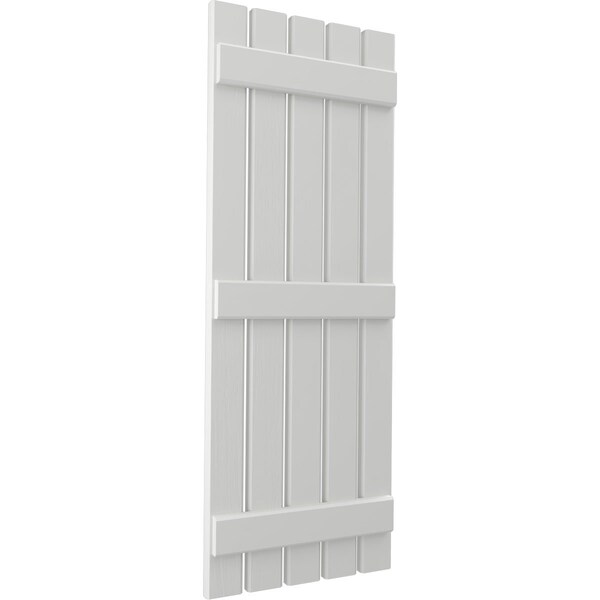 Ekena Millwork Americraft 5-Board (3 Batten) Exterior Real Wood Spaced Board-n-Batten Shutters, ARW401SB519X43STH, PR - ARW401SB519X43STH