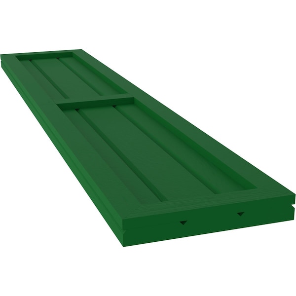 Ekena Millwork Americraft 3-Board Exterior Wood 2 Equal Panel Framed Board-n-Batten Shutters, ARW101BF311X67HGH, PR - ARW101BF311X67HGH