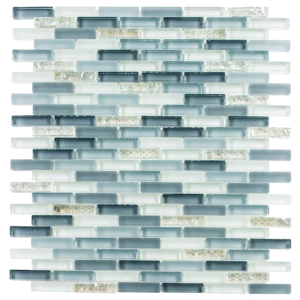 Andova Tiles ANDOVA TILES Loic 0.375" x 1.625" Glass Brick Joint Mosaic Tile - ANDLOI445