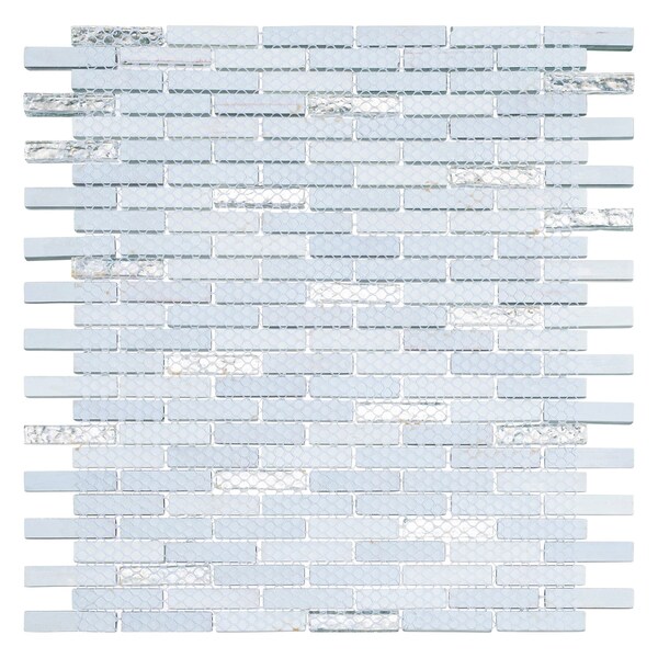 Andova Tiles ANDOVA TILES Loic 0.375" x 1.625" Glass Brick Joint Mosaic Tile - ANDLOI445