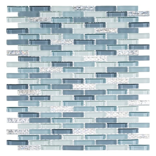 Andova Tiles ANDOVA TILES Loic 0.375" x 1.625" Glass Brick Joint Mosaic Tile - ANDLOI445