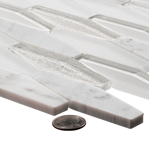 Andova Tiles SAMPLE Odyssey 125 x 4 Natural Stone Color Variation Novelty Mosaic Wall Tile - SAM-ANDODY505