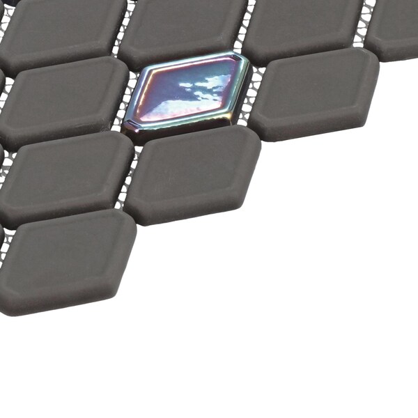 Daltile Starcastle 1.5'' Elongated Hexagon Glass Wall Mosaic, 15PK - SC79ELHEXMSMT