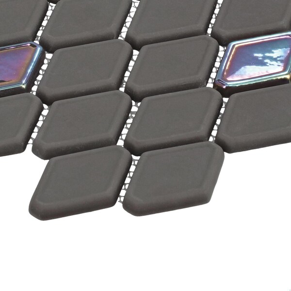 Daltile Starcastle 1.5'' Elongated Hexagon Glass Wall Mosaic, 15PK - SC79ELHEXMSMT