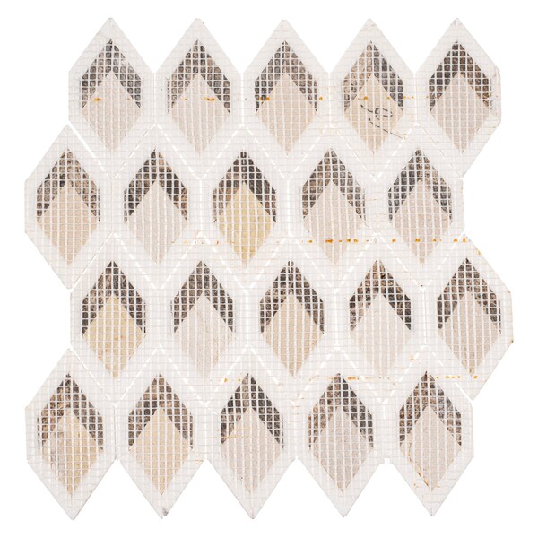 Andova Tiles ANDOVA TILES Easton 5" x 3" Glass Novelty Mosaic Wall & Floor Tile - ANDEAS337