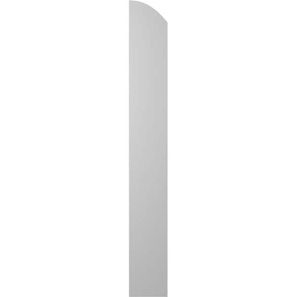Ekena Millwork Americraft 2-Board (3 Batten) Wood Joined Board-n-Batten Shutters w/ Ellipt Top, ARW401BE207X69PRH - ARW401BE207X69PRH