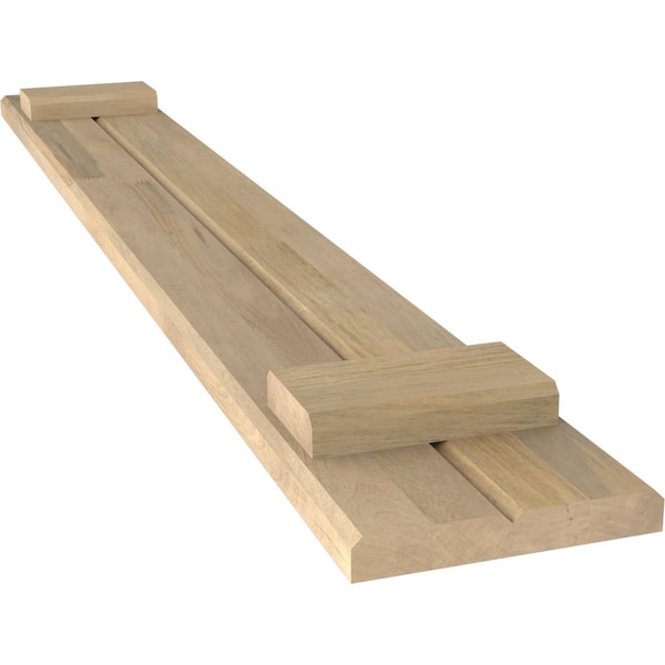 Ekena Millwork Americraft 2-Board (2 Batten) Exterior Real Wood Joined Board-n-Batten Shutters, ARW101BB207X77UNH, PR - ARW101BB207X77UNH