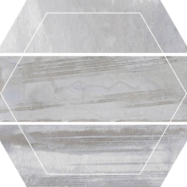 Apollo Tile Sample of Brick Brooklyn Gris 4"x13" 12 Sq.Ft Porcelain Tile - APLEC92 SAMPLE