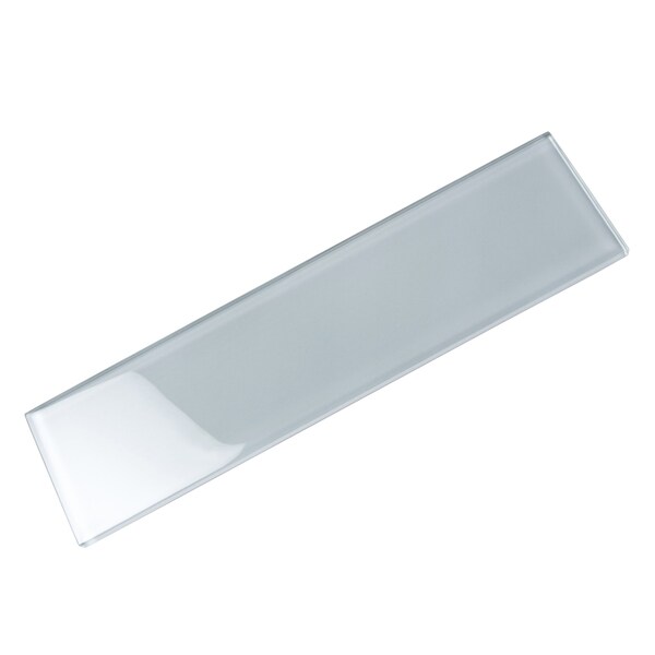 Apollo Tile 3X12 Soft Grey Glossy Subway Glass Tile 5 Sq.Ft., 20PK - APLA99092312EC103