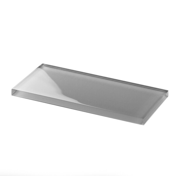 Apollo Tile Sample of 3X6 Soft Grey Glossy Subway Glass Tile 5 Sq.Ft. - APLA9909236EC102 SAMPLE