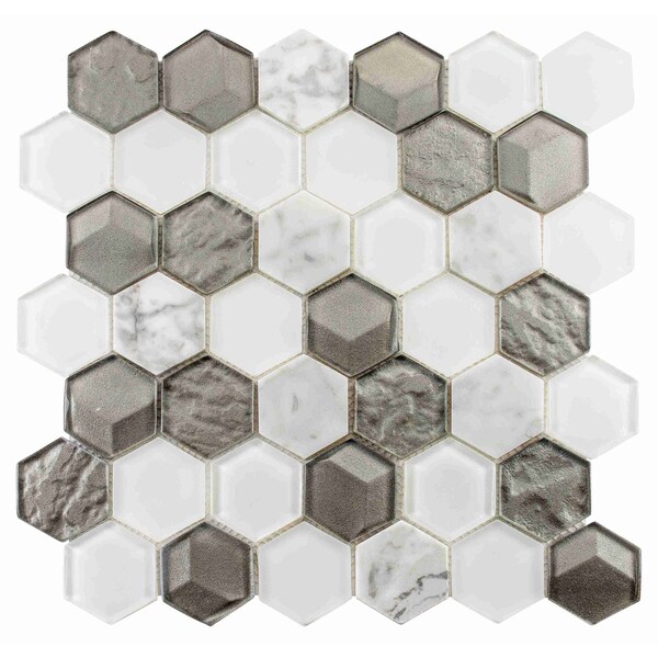 Andova Tiles ANDOVA TILES Xen 2" W x 2" L Mosaic Wall Tile - ANDXEN603
