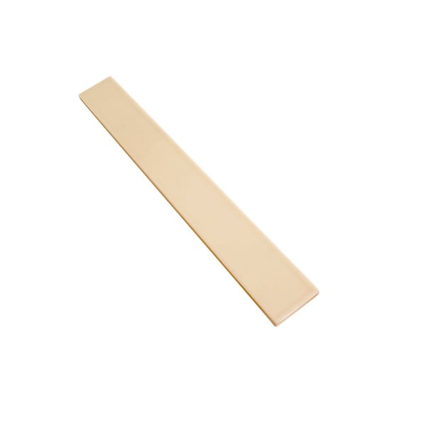 Apollo Tile Horizonte 2 x 16 in. Glossy Alabaster Beige Ceramic Subway Wall Tile 10.76 sq ft/case, 50PK - FLT88SND216A
