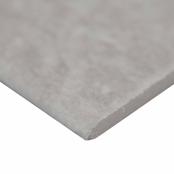 Msi Ansello Gray Bullnose 3 In. X 18 In. Glazed Porcelain Wall Tile, 30PK - ZOR-PT-TR-0180