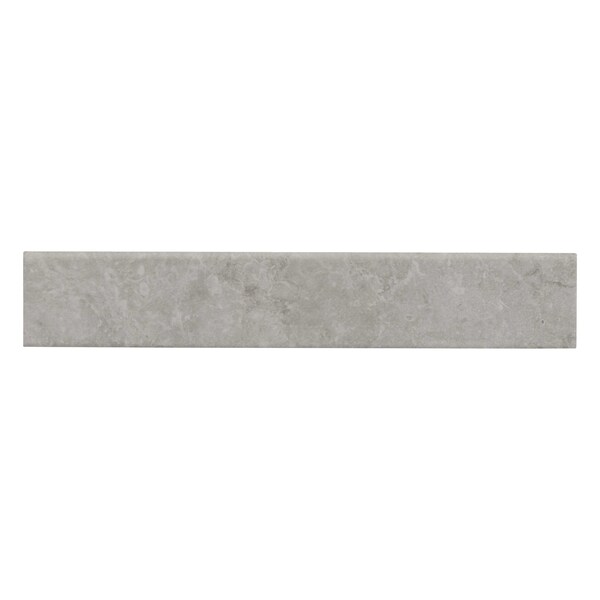 Msi Ansello Gray Bullnose 3 In. X 18 In. Glazed Porcelain Wall Tile, 30PK - ZOR-PT-TR-0180
