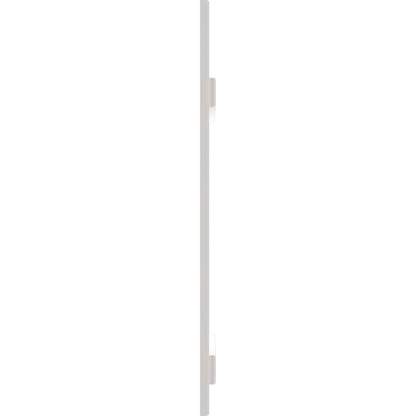 Ekena Millwork True Fit PVC, Three Board Elliptical Top Joined Board-n-Batten Shutters, Unfinished, 16 1/8W x 73H, PR - TFP101BE16X073UN