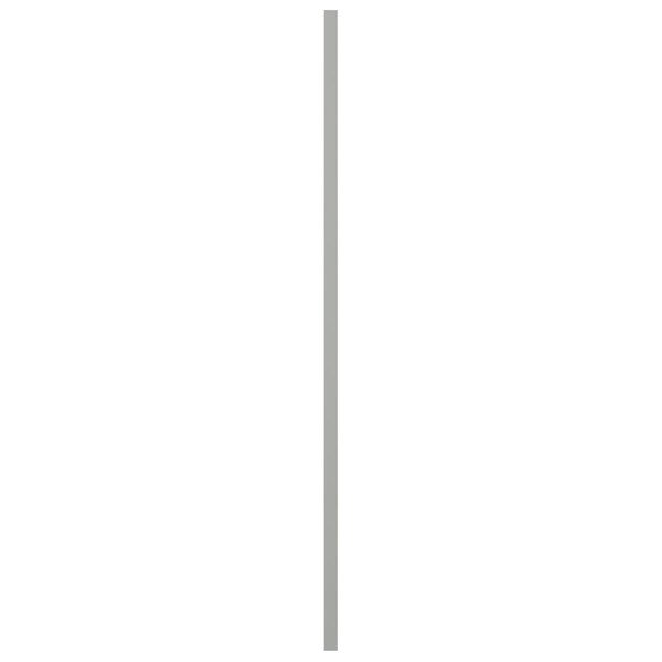Ekena Millwork True Fit PVC San Carlos Mission Style Fixed Mount Shutters, Hailstorm Gray, 18W x 70H, PR - TFP001SC18X070ST