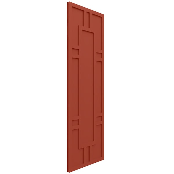 Ekena Millwork True Fit PVC Hastings Fixed Mount Shutters, Colorful Leaves, 18W x 41H, PR - TFP001HS18X041CL