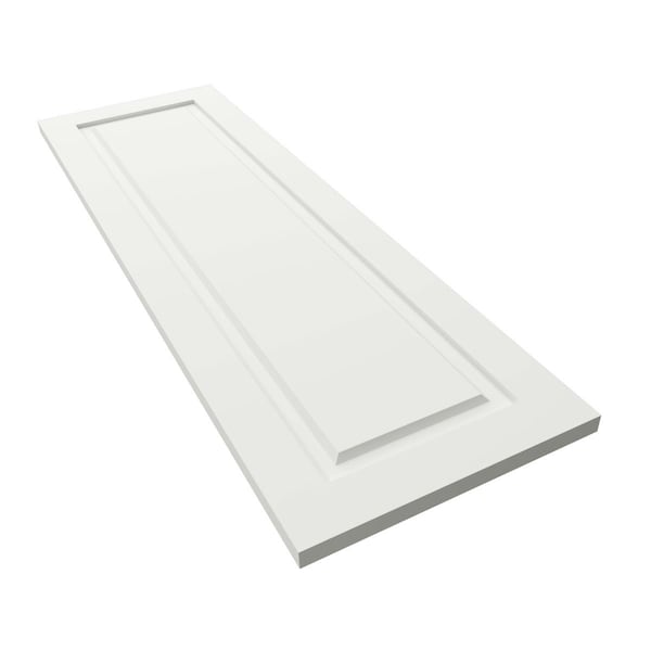 Ekena Millwork True Fit PVC, Single Raised Panel Shutters, Unfinished, 20W x 61H, PR - TFP001RP20X061UN