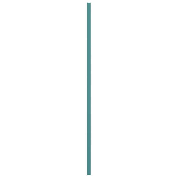 Ekena Millwork True Fit PVC, Two Equal Raised Panel Shutters, Pure Turquoise, 15W x 77H, PR - TFP101RPF15X077PT