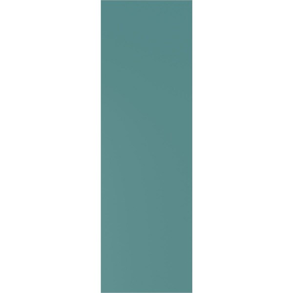 Ekena Millwork True Fit PVC, Two Equal Raised Panel Shutters, Pure Turquoise, 15W x 77H, PR - TFP101RPF15X077PT
