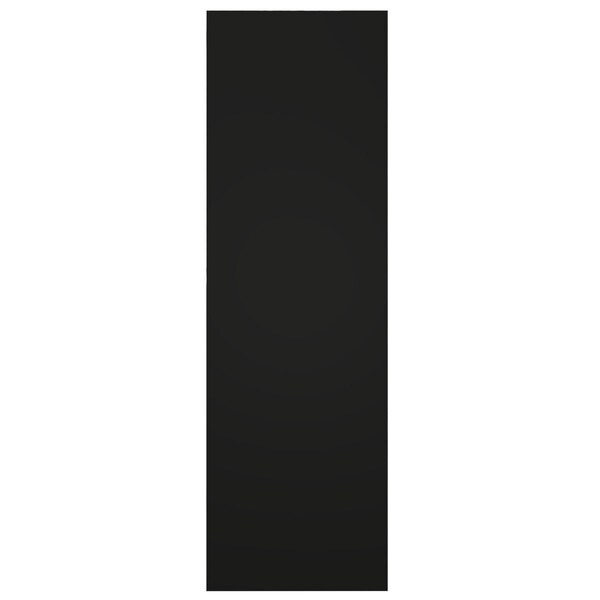 Ekena Millwork True Fit PVC Farmhouse/Flat Panel Combination Fixed Mount Shutters, Black, 12W x 61H, PR - TFP101FC12X061BL